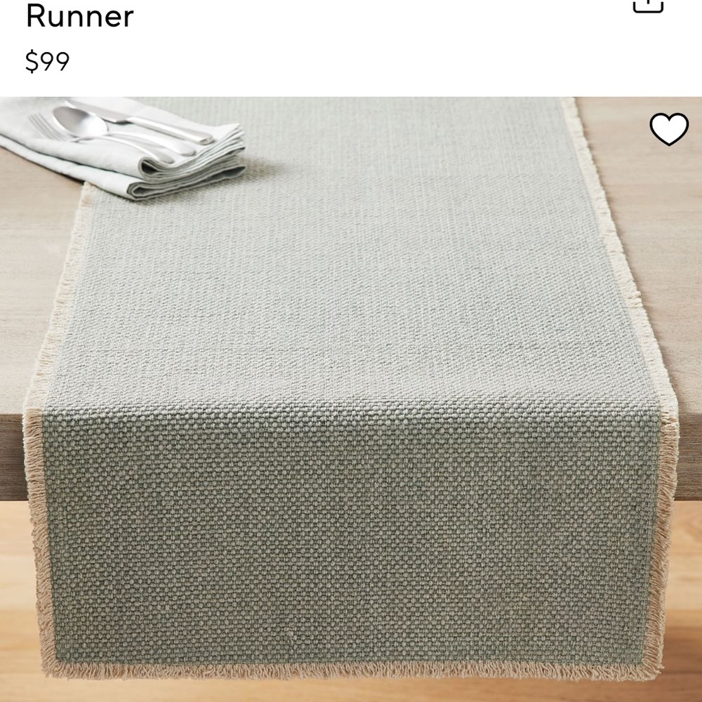 Brand New Pottery Barn Table Runner